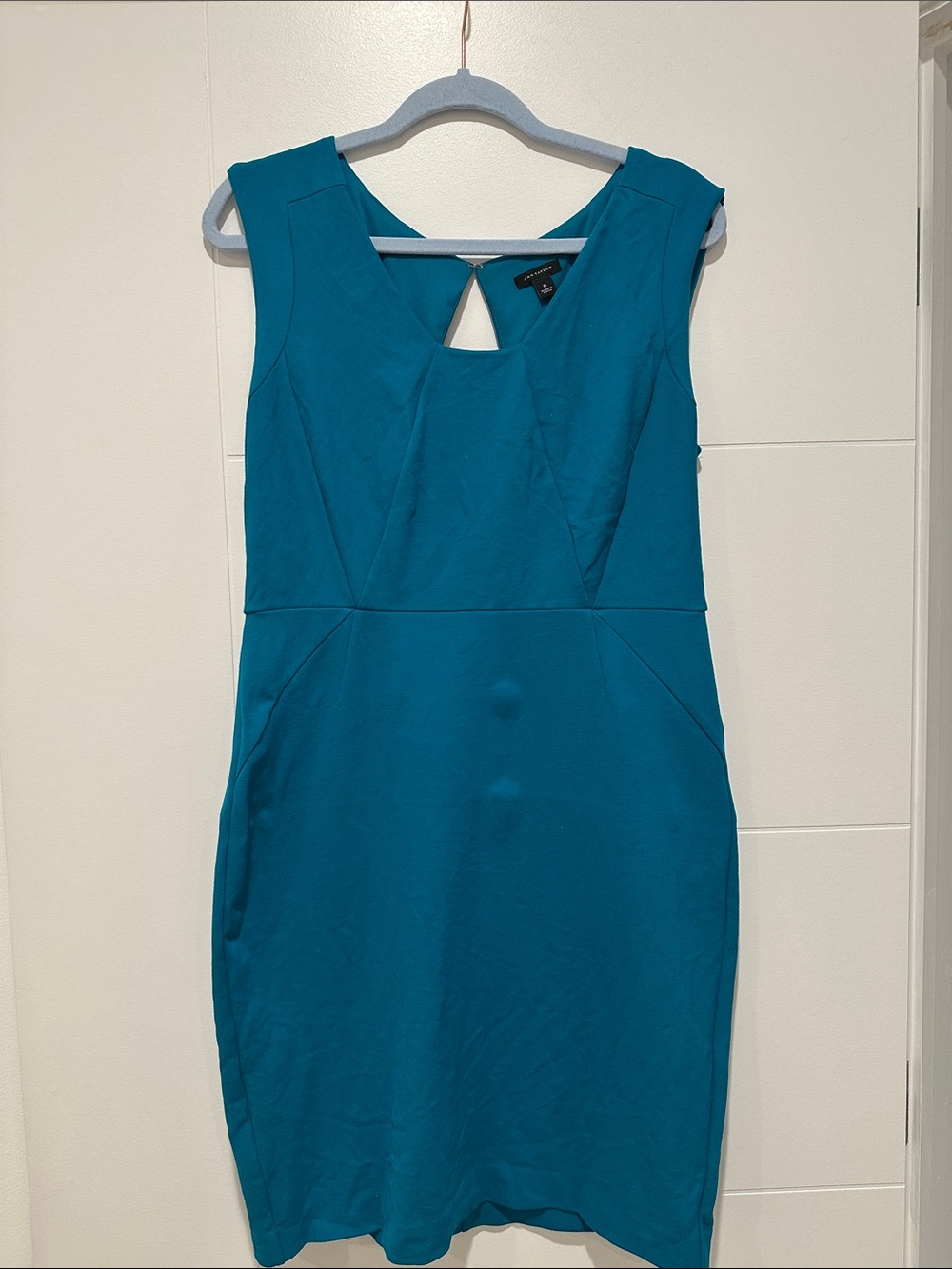 Sleeveless Teal Sheath Dress - Women's Elegant Work & Event Dress